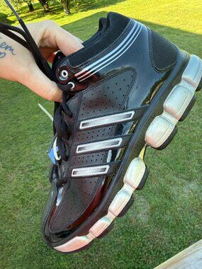 Adidas Megabounce Patent Y2K Runner Sneakers Cyber Core Men’s 9.5 3431